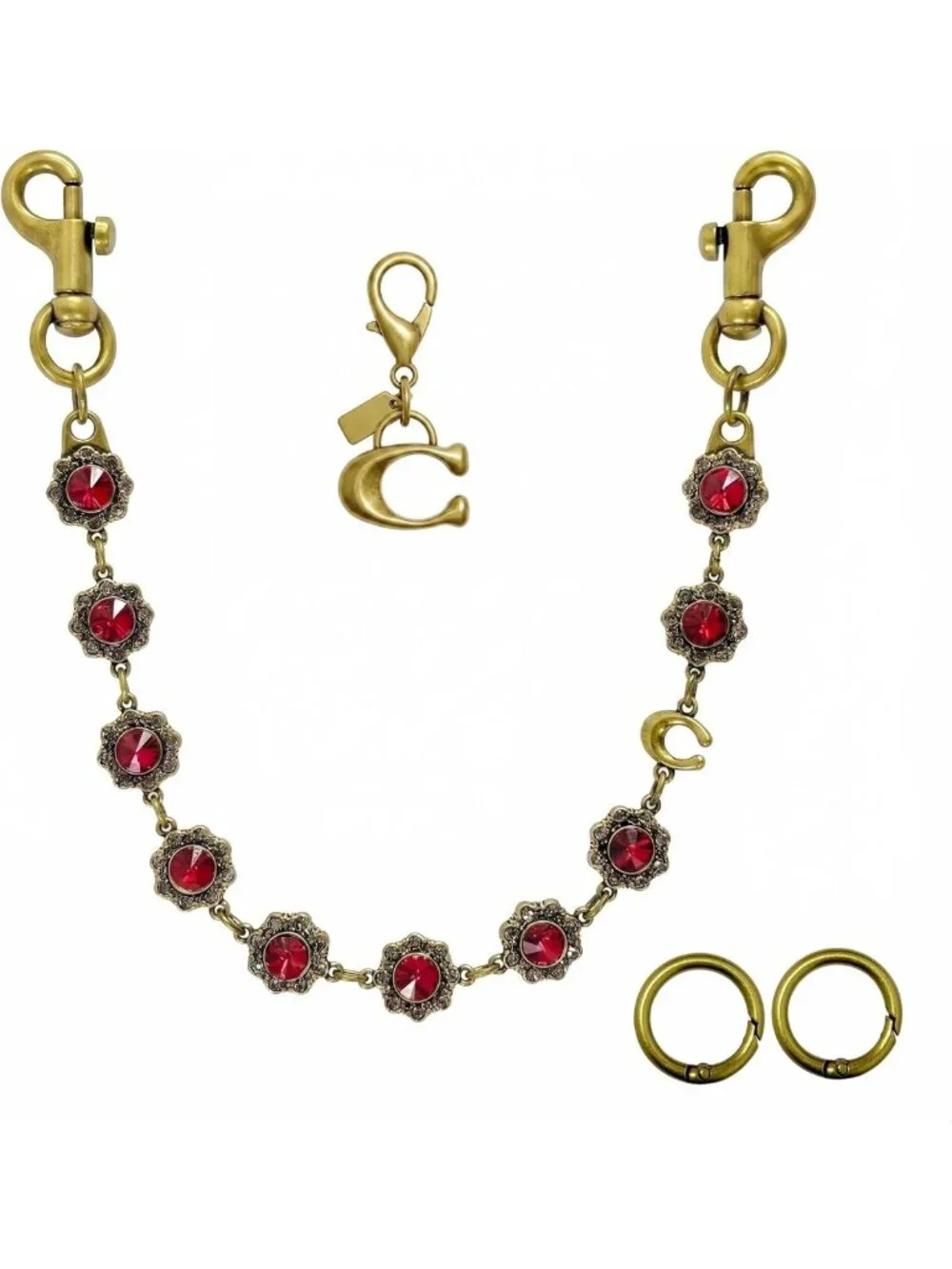 Stylish Gold Bag Charm for Handbags | Chic Purse Chain Accessory